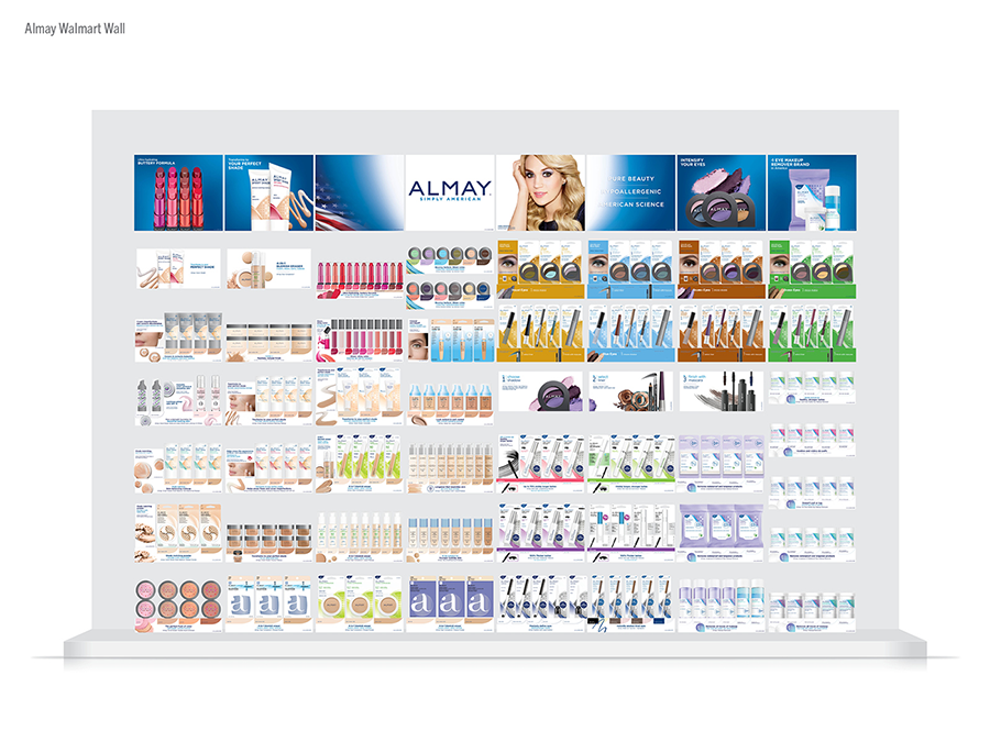 Almay Walmart Wall